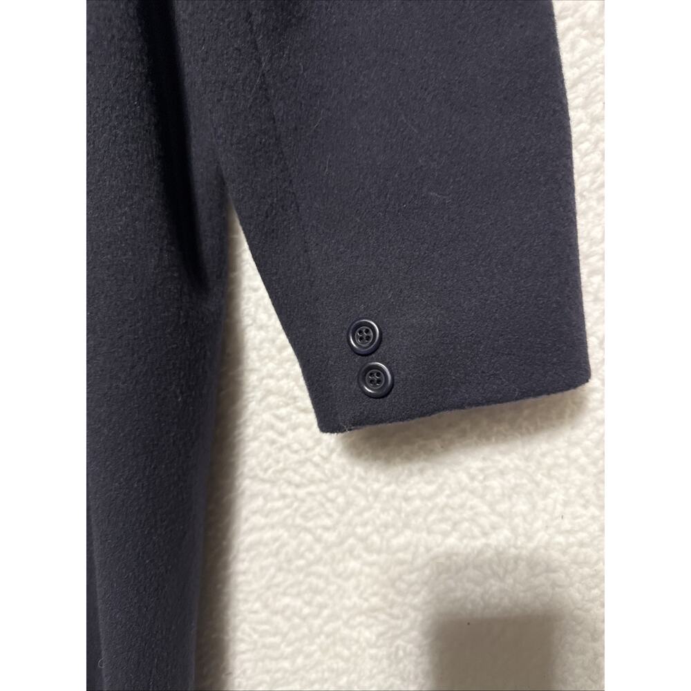 LL Bean Wool & Cashmere Women’s 14 Regular Navy Blue Lined Coat - Picture 7 of 8